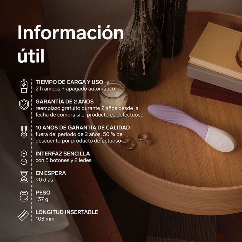 LELO Mona Twist – Vibratore Punto G Lavanda