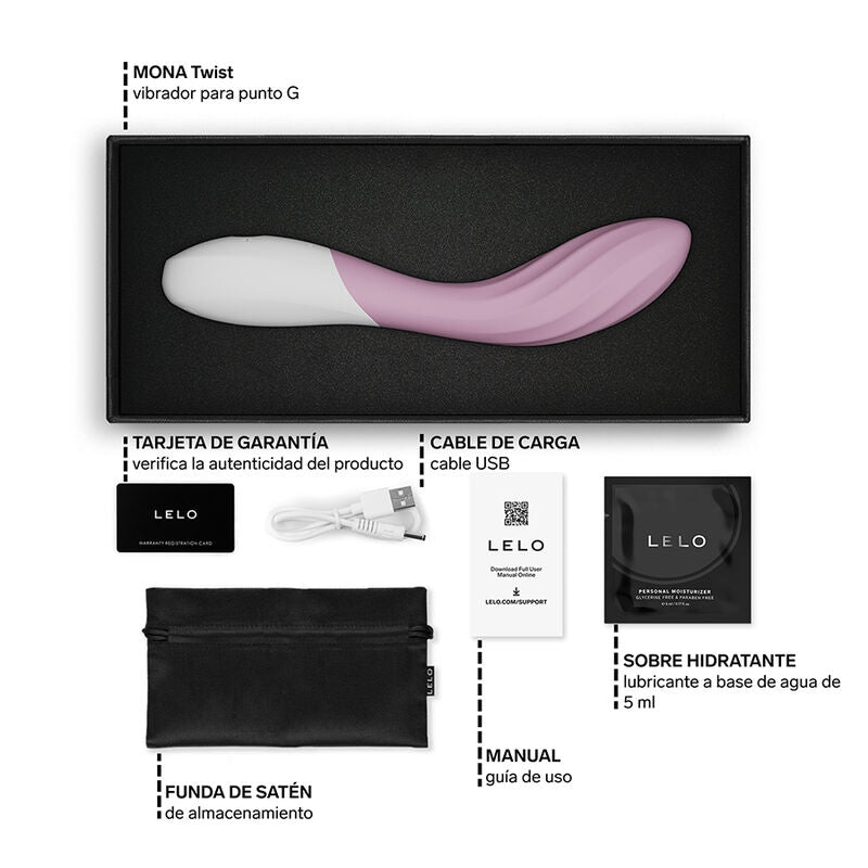 LELO Mona Twist – Vibratore Punto G Lavanda