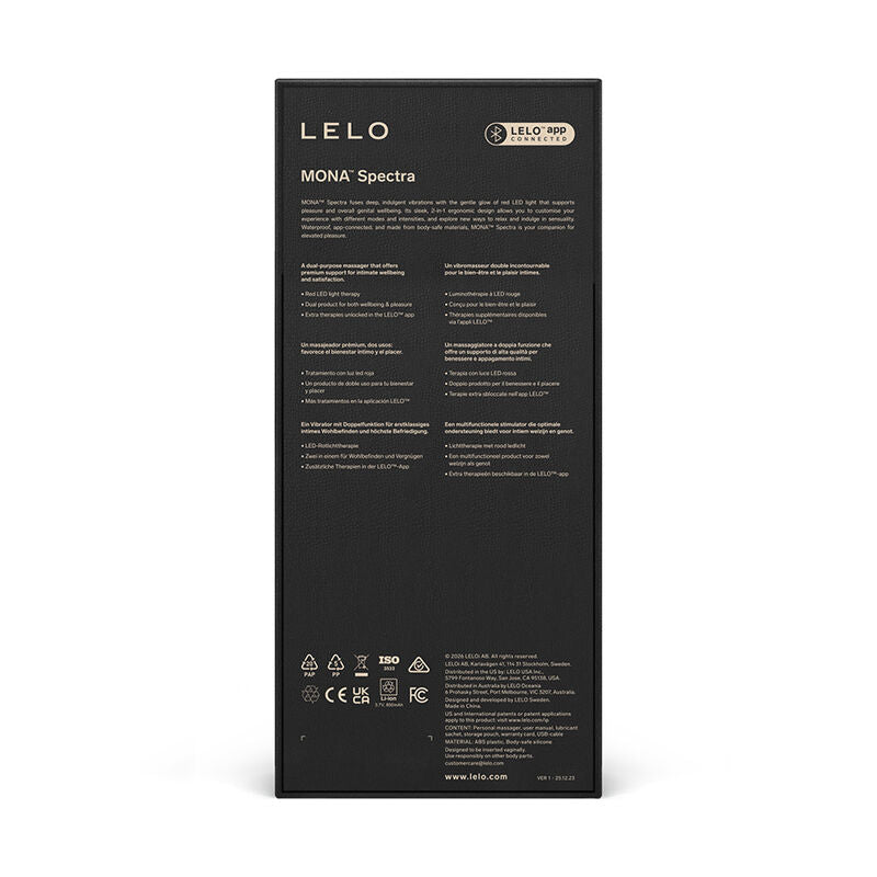 LELO Mona Spectra – Massaggiatore Intimo con Luce Rossa