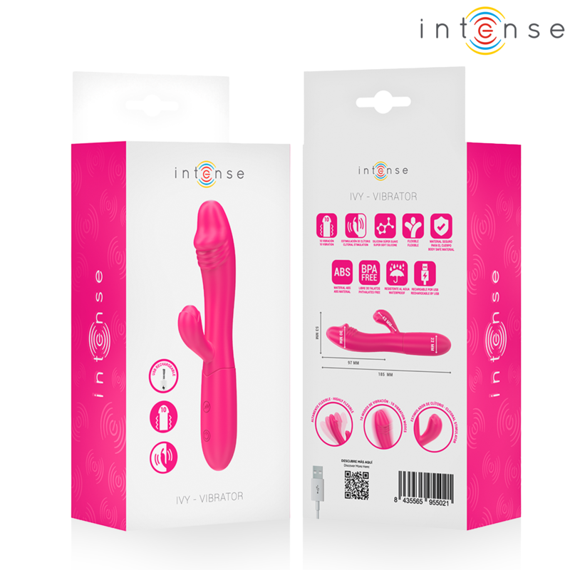 Ivy – Vibratore Flessibile con Lingua, 10 Vibrazioni