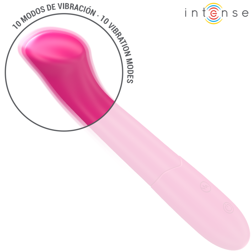 Vibratore Paty 19 cm Flessibile 10 Vibrazioni Modello 2 Rosa