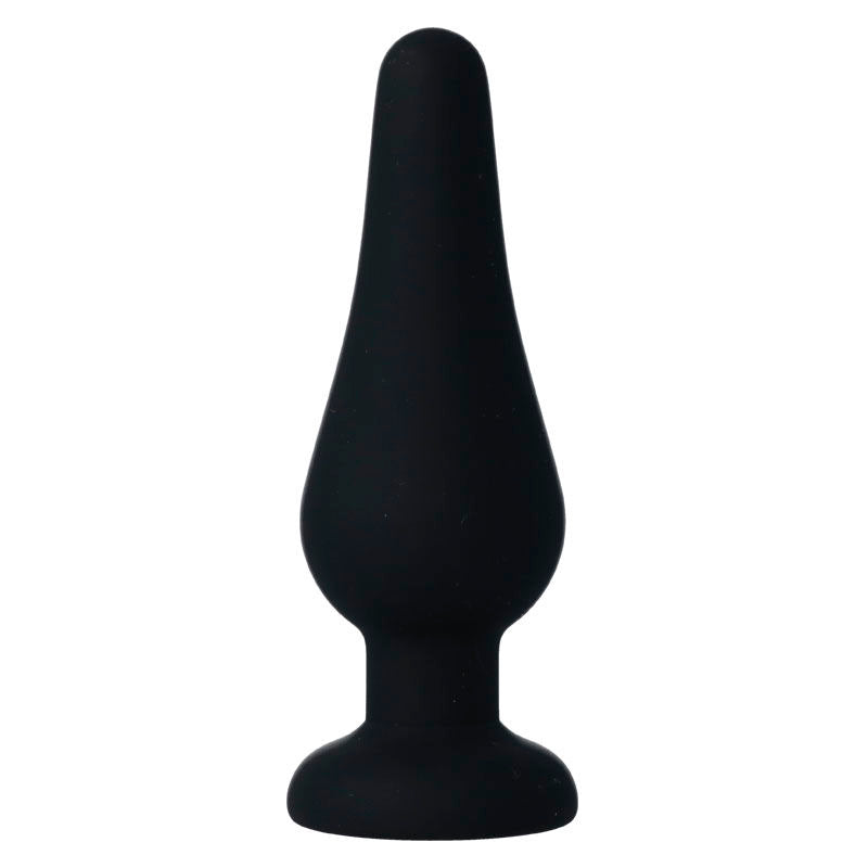 Plug Anale Pipo M Silicone Nero 11 cm