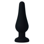 Plug Anale Pipo M Silicone Nero 11 cm