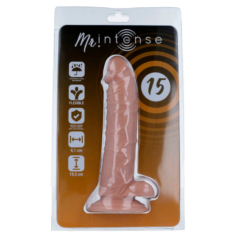 Dildo Realistico 15 – 19,5 cm con Ventosa